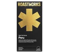 Roastworks Peru Velo de Novia Speciality Coffee Pods Nespresso Compatible - 6x10 Capsules (60 Pods) - Sweet, Complex Coffee with Notes of Brown Sugar and Blackcurrant - Single Origin Coffee from Peru
