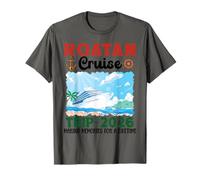 Roatan Trip 2026 Summer Cruise Ship Anchor Palm Trees T-Shirt