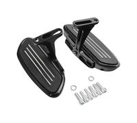 Roating Foot Pegs Fit For Harley Touring Road King Glide 1993-2024 Footpegs Motorcycle Passenger Board Floorboard Footrests(Black)