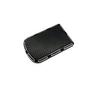 Roating Pegs Fit For Harley Softail Heritage Springer Fat Boy Touring Motorcycle Black/Chrome Aluminum Brake Pedal Pad Cover CNC Foot(Black)