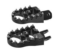 Roating Pegs Fit For Suzuki 2000-2024 FootRest Footpegs Rests 57mm Wide Platform DR-Z 400S 400SM 2023 2022 2021 2020 Dirt Bike Foot(Black)