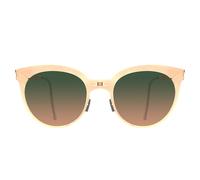 ROAV Galaxy 8110 Barbra Folding Gold Polarized 14.46 Womenâs Sunglasses Gold Size 52