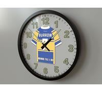 ROB BURROW 7 - LEEDS RHINOS SUPER LEAGUE TEAM LEGEND EDITION GLOW IN THE DARK WALL CLOCK - THE BEST LEEDS RHINOS GIFT - THE BEST LEEDS RHINOS CLOCK AVAILABLE! (35cm Wall Clock)