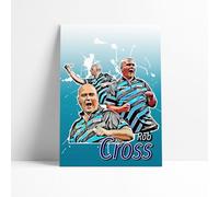 Rob Cross Darts Player | Print | Boys bedroom | Mens Gift (A4 Glossy Print)