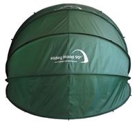 Rob McAlister Ltd HideyHood 90 Wall-Mounted Folding Motorcycle Cover, Green, 170 cm High x 250 cm Wide x 170 cm Deep - check you have enough wall space before purchasing!