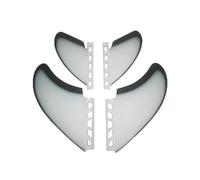 ROB SEASIDE QUAD FINS Quilhas Performance Glass Surf Fin New Board Funboard And Twin Boards(WHITE)