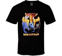 Rob Van Dam Van Rvd Popular Wrestler Fan T Shirt Balck