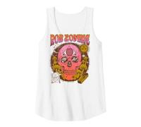Rob Zombie - LSD Skull On White Tank Top, Women, White, Large