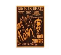 Rob Zombie Poster Horror Vintage Poster Canvas Wall Art Decor Painting for Home Living Room Bedroom 16x24inch(40x60cm) Unframe-style