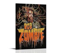 Rob Zombie Poster Horror Vintage Poster Canvas Wall Art Decor Painting for Home Living Room Bedroom 08x12inch(20x30cm) Frame-style
