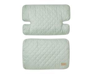 roba 2-piece seat Reducer “roba Style”, Accessory for “Nature Up” high Chair, wipeable and Padded seat Cushion, Suitable from 6 Months, Frosty Green