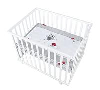 roba Adam & Owl Playpen 75 x 100 cm Wooden White