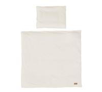 roba Baby Bedding Seashells Oyster 80 x 80 cm - 2 pc Bed Linen Set for Baby Cots - Organic Cotton - GOTS and Oeko-Tex 100 Certified - White