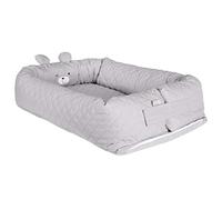 roba Baby Lounger 'roba Style', with Bear face 'Sammy', Grey, Changing pad