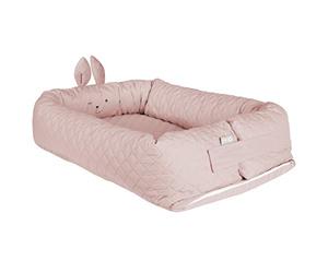 roba Baby Lounger 'roba Style', with Bunny face 'Lily', Pink, Changing pad