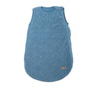 roba Baby Sleeping Bag Seashells Indigo 70 cm for Newborns - All-Season Sleeping Bag Made of Organic Cotton - Muslin GOTS & Oeko-TEX Standard 100 Certified - Blue