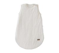 roba Baby Sleeping Bag Seashells Oyster 70 cm for Newborns - All-Season Sleeping Bag Made of Organic Cotton - Muslin GOTS & Oeko-TEX Standard 100 Certified - Off-White