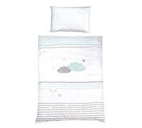 Roba Bed Linen 2 Piece Collection 100% Cotton Children's Bed Linen 100 x 135 cm, Blankets & Cushion Cover for Babies & Children