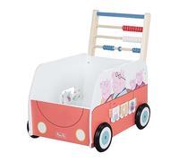 roba Bully Push Bus Peppa Pig for Children - Wooden Walker/Doll pram with Play Functions - Walking aid for Girls & Boys - from 12 Months...