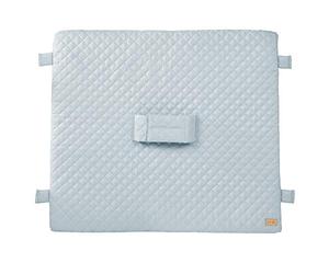 roba Changing mat roba Style 85 x 75 cm - Secure pad with Safety Belt & tabs for Baby Changing Tables - Wipeable Changing pad - Light Blue