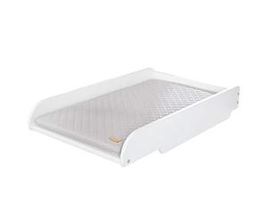roba Changing Plate + Changing Mat 'roba Style' - to Be Placed On Baby and Children's Beds (White)