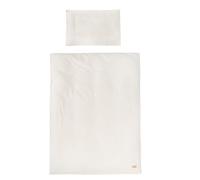 roba Children's Bed Linen Seashells Oyster 100 x 135 cm - Bedding Set 2 pc - Organic Cotton - GOTS and Oeko-Tex 100 Certified - White