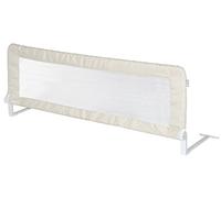 Roba Clip-Klapp 100 Bed Guard - Foldable Fall Protection for Babies & Children - Crib Guard - 50 High - Beige