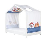 roba Cover for Montessori House Beds 70 x 140 cm in Paw Patrol Design - Suitable Accessory to Convert into Canopy Bed - Includes 3 Storage Pockets & Roof Window