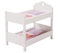 roba Fienchen Doll's Bunk Bed Divisible White Painted Includes Textile Features