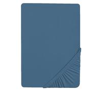 roba Fitted Sheet, 60 x 120-70 x 140 cm, Seashells Indigo, Baby Sheets, Children's Fitted Sheets, Bed Sheet for Cots Beds, Organic Cotton, GOTS and Oeko-Tex Standard 100, Blue