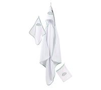 Roba Happy Cloud [Set of 3 Pieces Wash Cloth Bath Towel Set 306102P199 Care and White