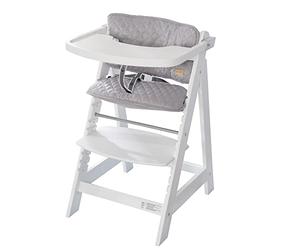Roba Kids Set Sit Up Fun Stair High Chair with Seat Reducer Style Silver Grey 7569WV230
