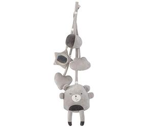 roba 'Lil Cutie Sammy' Playset - 5 Play Figures for attaching to Play & Montessori Play Arch - Hanging Activity Toys - Grey