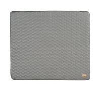 roba Luxe Changing mat 85 x 75 cm - Washable Vegan Leather Changing pad - Changing Table Cover in Stone Quilted Design - Grey
