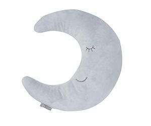 roba Neck Pillow in Moon Shape roba Style Soft Decorative Cushion for Baby and Children's Room Cuddly Cushion for Girls and Boys Light Blue Pack of 1