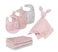roba Organic Gift Set Baby Essentials 'Lil Planet' Pink/Mauve Made from Organic Cotton, GOTS, Sustainable