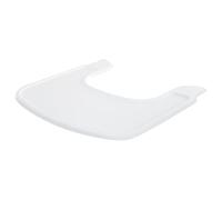 roba Plastic Eating Tray - Extension & Accessory for Sit Up Flex, Liv Up & Born Up Highchairs - Compatible with Harness & Cushions - Quick Click Mount - Easy to Clean - White