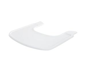 roba Plastic Eating Tray - Extension & Accessory for Sit Up Flex, Liv Up & Born Up Highchairs - Compatible with Harness & Cushions - Quick Click Mount - Easy to Clean - White