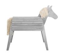 roba Play Horse, Wood, 75 ml (1er Pack), Unisex Children's Toy for Outdoor Play, Grey