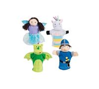 roba Plush & Felt Hand Puppet Set - 4-Piece Punch and Judy Figures - Hand/Punch Puppets for Punch and Judy Theater