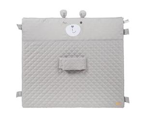 roba Roba Style Safety Changing Mat "Sammy" Bear Face Grey with Strap for Attaching to The Changing Surface 85 x 75 cm
