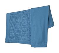 roba Seashells Indigo Baby Blanket 80 x 80 cm - Organic Cotton Cuddle Blanket - GOTS & Oeko-Tex 100 Certified - Terry Dots Design - Blue