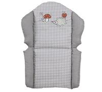 roba Seat Reducer, High Chair Insert 'Adam & Owl', Seat Cushion for Combination High Chairs