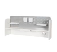 roba Smart Grow Desk Topper with Organizer White Grey