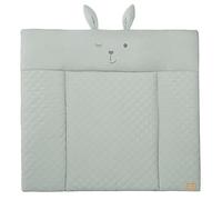 roba Soft Changing mat roba Style - 85 x 75 cm - Washable Changing Table Cover - Baby Changing pad with Rabbit Motif - Lil Cutie Lily - Frosty Green