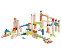 roba Wooden Marble Run, 100 Pc - Variable Setup, Sound Elements, Ages 3+