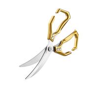 Robale Kitchen Scissors, 2-in-1 Multi-Purpose Food Scissors, Built-in Nut Cracker, Stainless Steel Blade, Ergonomic Handle Cooking Tool for Preparing Meat, Chicken, Herbs, Cooking