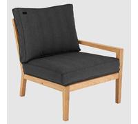 robalt wooden right end module chair with cushions in natural
