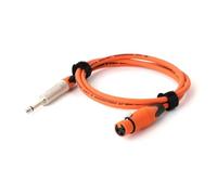ROBAUN 1PC 0.3-15M Microphone Cable Jack 6.35mm TS 1/4 Male To XLR Female Microphone Audio Cable For Speaker Guitar Amplifier AMP Mixer(Orange,5m)