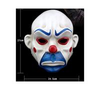 (Robber Mask) Dark Striking Knight Clown Face Mask Made Of Resin Perfect For Halloween And Various Celebrations Holiday